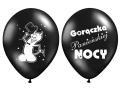 BALONY CZARNE GORĄCZKA PANIEŃSKIEJ NOCY 30cm 5szt