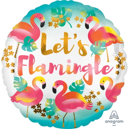 BALON LET'S FLAMINGLE 17'' 43cm
