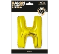 BALON LITERA H ZŁOTY 34'' 86cm