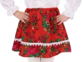 SPÓDNICZKA LUDOWA CZERWONA 50cm