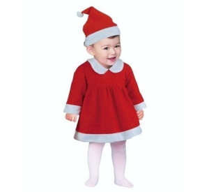 STRÓJ SUKIENKA MIKOŁAJKA CZERWONY 6-12 MIESIĘCY