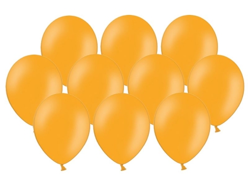 BALONY POMARAŃCZ PASTEL 30cm 10szt