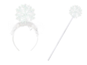 ZESTAW ŚNIEŻYNKA BIAŁY 2el