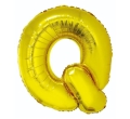 BALON LITERA Q ZŁOTY 34'' 86cm