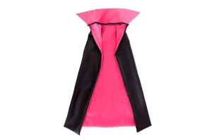 STRÓJ PELERYNA PROSTY KOŁNIERZ RÓŻOWA 84cm