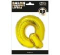 BALON LITERA Q ZŁOTY 34'' 86cm