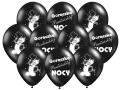 BALONY CZARNE GORĄCZKA PANIEŃSKIEJ NOCY 30cm 10szt