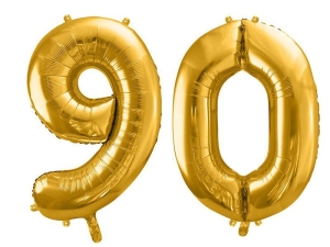 BALONY 90 ZŁOTE 34'' 2szt