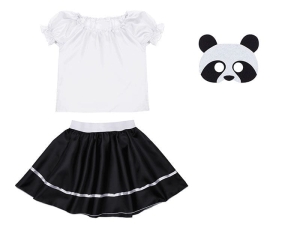 ZESTAW PANDA BIAŁO-CZARNY 98-110 3el