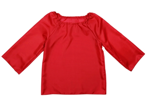 KOSZULA DŁUGI RĘKAW CZERWONA 134-140