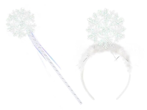 ZESTAW ŚNIEŻYNKA BIAŁY 2el