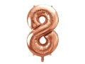 BALONY 80 ZŁOTO-RÓŻ  34'' 2szt