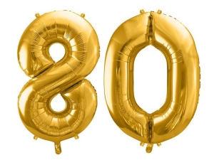 BALONY 80 ZŁOTE 34'' 2szt