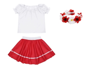 ZESTAW NARODOWY BIAŁO-CZERWONY 98-110 3el