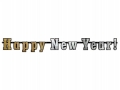 BANER HOLOGRAFICZNY HAPPY NEW YEAR 15cm x 142cm
