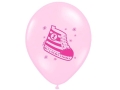 BALON RÓŻ TRAMPEK 30cm 1szt