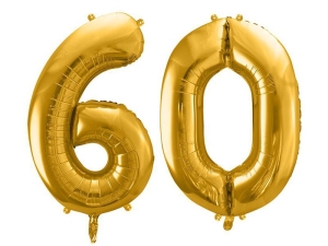 BALONY 60 ZŁOTE 34'' 2szt