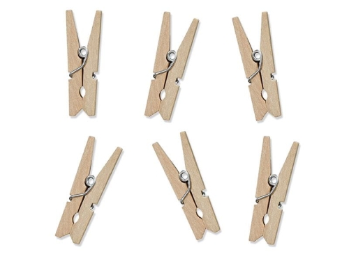 KLAMERKI NATURALNE DREWNO 3,5cm 10szt