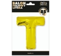 BALON LITERA T ZŁOTY 34'' 86cm