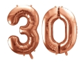 BALONY 30 ZŁOTO-RÓŻ 34'' 2szt
