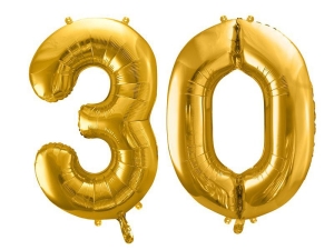 BALONY 30 ZŁOTE 34'' 2szt