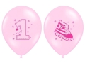 BALON RÓŻ TRAMPEK 30cm 1szt
