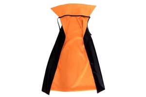 STRÓJ PELERYNA PROSTY KOŁNIERZ POMARAŃCZOWA 84cm