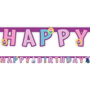 BANER HAPPY BIRTHDAY TROLLE 1,8m
