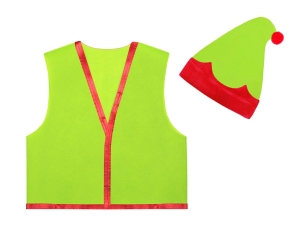 ZESTAW ELF ZIELONY 116-128 2el