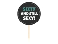 KARTECZKI NA PIKU HAPPY 60th BIRTHDAY 6szt