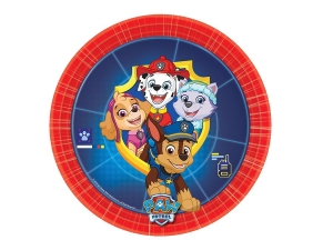 TALERZYKI PAPIEROWE PSI PATROL GRANATOWE 18cm 8szt