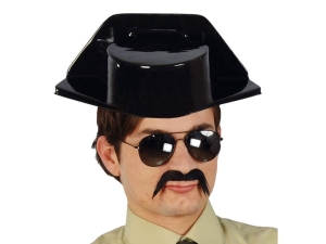 KAPELUSZ TRIKORN CZARNY