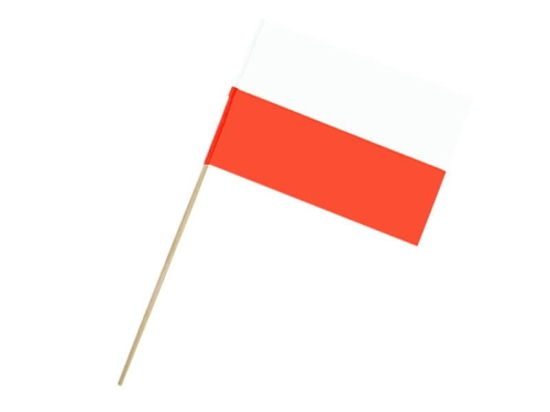 FLAGA POLSKA PATYK BIAŁO-CZERWONA