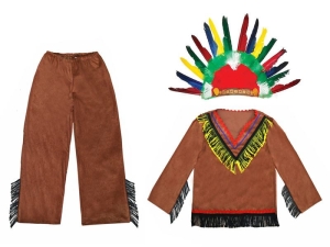 ZESTAW INDIANIN BRĄZOWY 98-110 3el