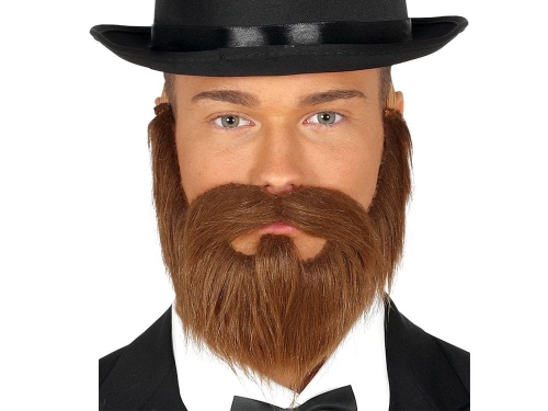 BRODA Z WĄSAMI DŁUGA BRĄZOWA