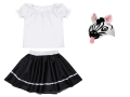 STRÓJ ZEBRA DZIEWCZYNKA 116-128 3el