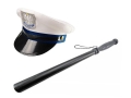 ZESTAW POLICJANT [ CZAPKA/PAŁKA ] 2el.