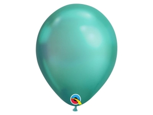 BALON ZIELONY CHROM 28cm 1szt