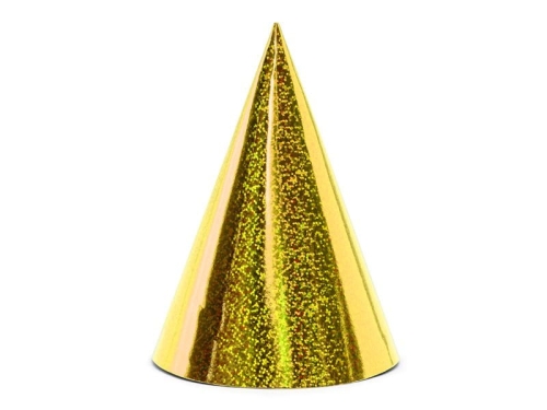 CZAPECZKA HOLOGRAFICZNA ZŁOTA 1szt