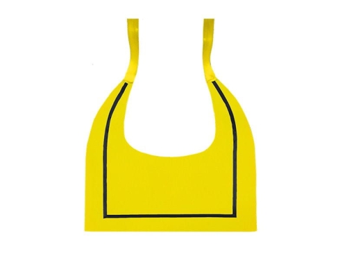 KOŁNIERZYK WIGOFIL ŻÓŁTY LAM. CZARNA