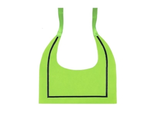 KOŁNIERZYK WIGOFIL Z CZARNĄ LAMÓWKĄ ZIELONY