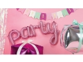 BALON NAPIS PARTY RÓŻ 32'' 81cm