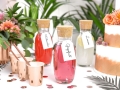 KUBECZKI PAPIEROWE RÓŻOWE ZŁOTO 220ml 6szt