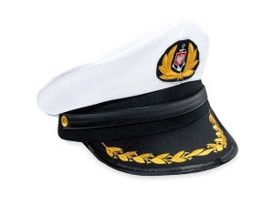 CZAPKA POLSKI KAPITAN BIAŁA