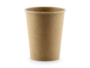 KUBECZKI PAPIEROWE KRAFT 220ml 6szt.