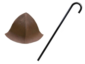 ZESTAW PASTUSZEK BRĄZOWY 2el