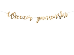 BANER WIECZÓR PANIEŃSKI ZŁOTY 1,5m