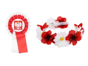 ZESTAW NARODOWY BIAŁO-CZERWONY 2el