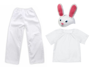 ZESTAW ZAJĄCZEK BIAŁY 98-110 3el