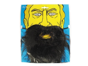 ZESTAW BRODA Z WĄSAMI CZARNA